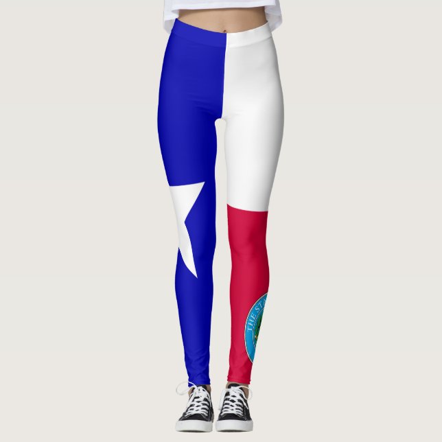 Legging Bandeira do Texas (Frente)