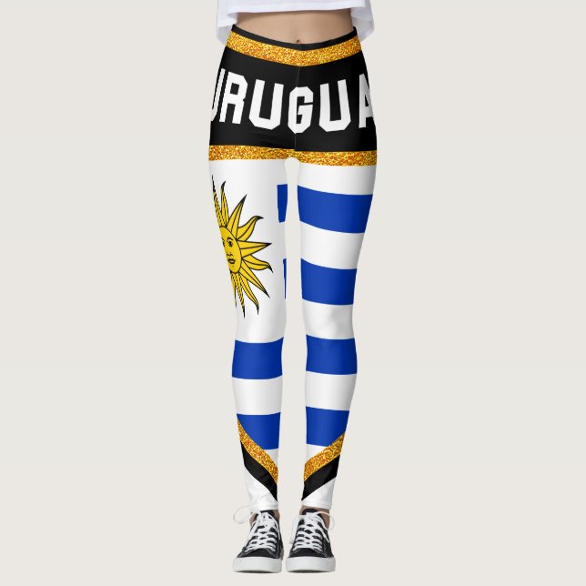 Legging Bandeira do Uruguai (Frente)