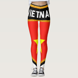 Legging Bandeira do Vietnã