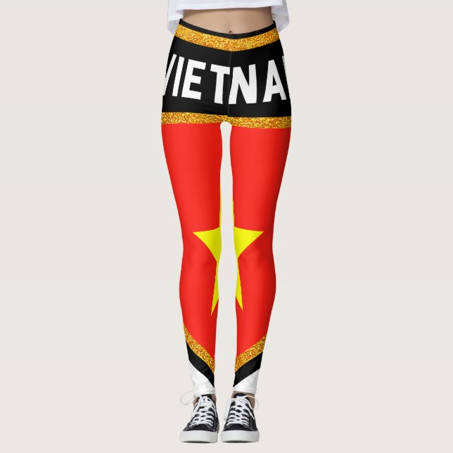 Legging Bandeira do Vietnã (Frente)