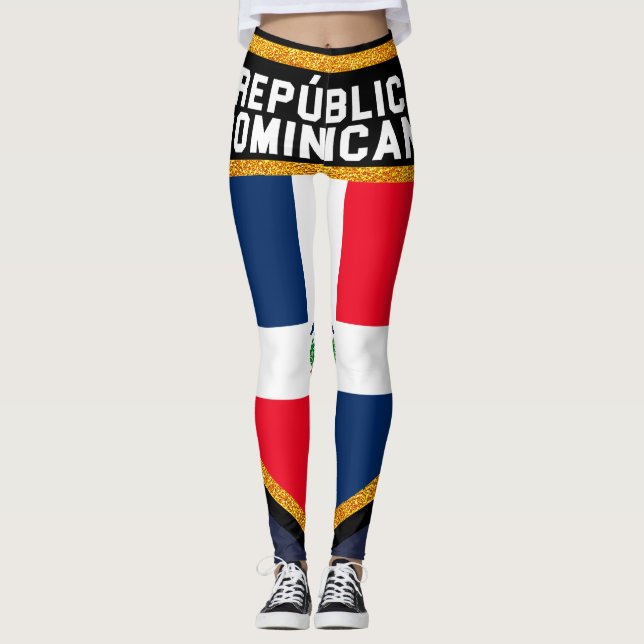 Legging Bandeira Dominicana (Frente)