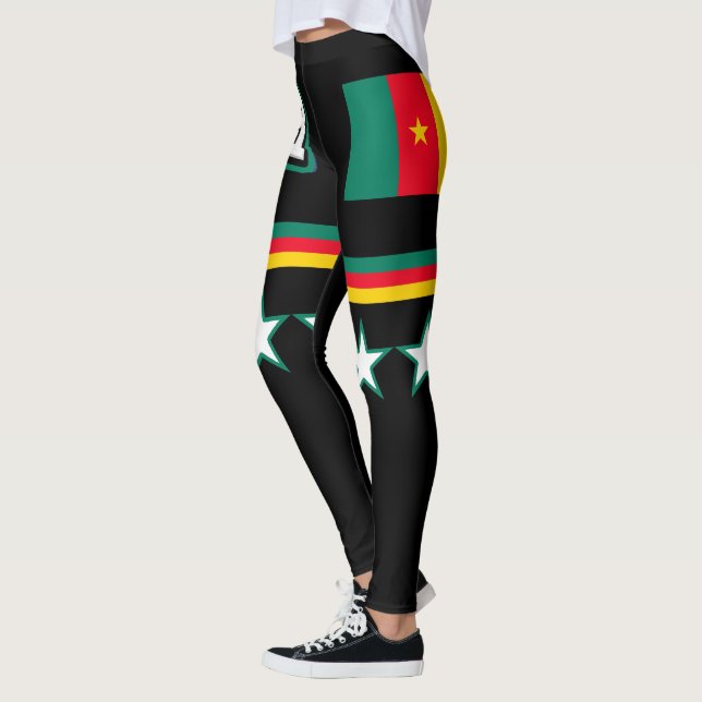 Legging Bandeira dos Camarões (Esquerda)
