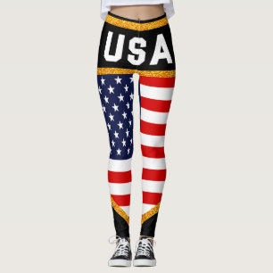 Legging Bandeira dos Estados Unidos