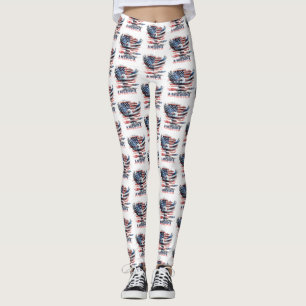 Legging Bandeira dos Estados Unidos. América