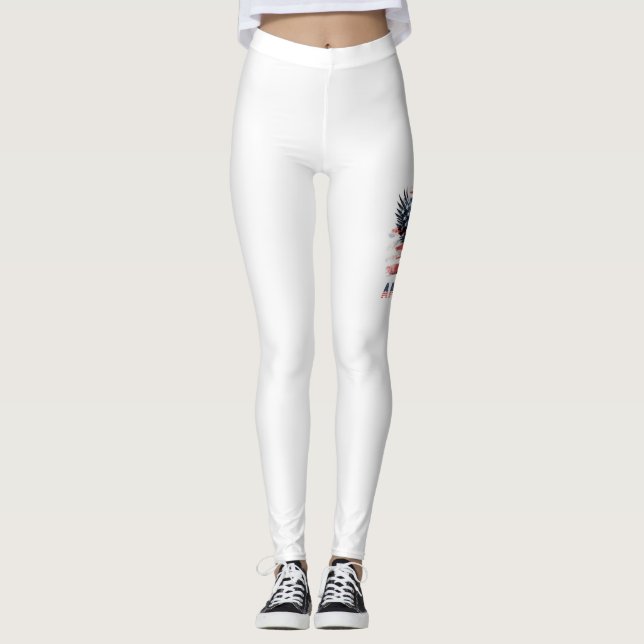 Legging Bandeira dos Estados Unidos. América (Frente)