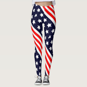 Legging Bandeira dos Estados Unidos da América