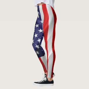 Legging Bandeira dos Estados Unidos da América