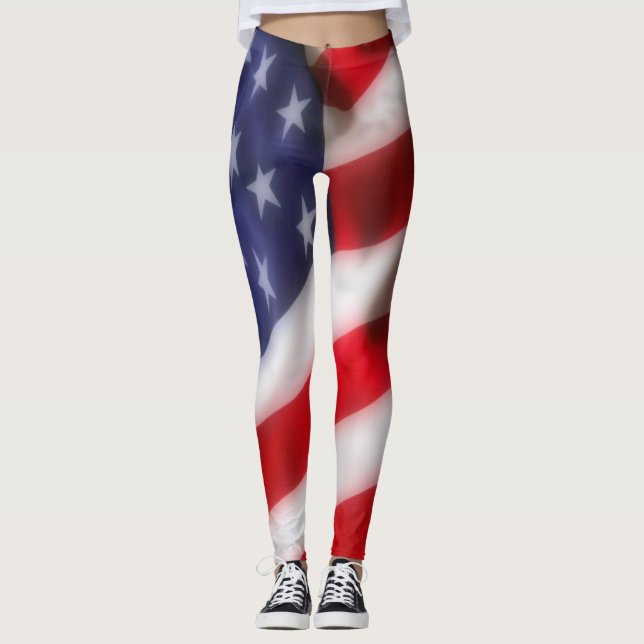 Legging Bandeira dos EUA (Frente)