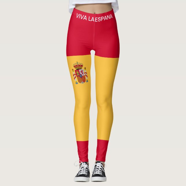 Legging Bandeira espanhola (Frente)