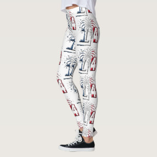 Legging Bandeira francesa 14 de julho Quatorze Juillet Bas