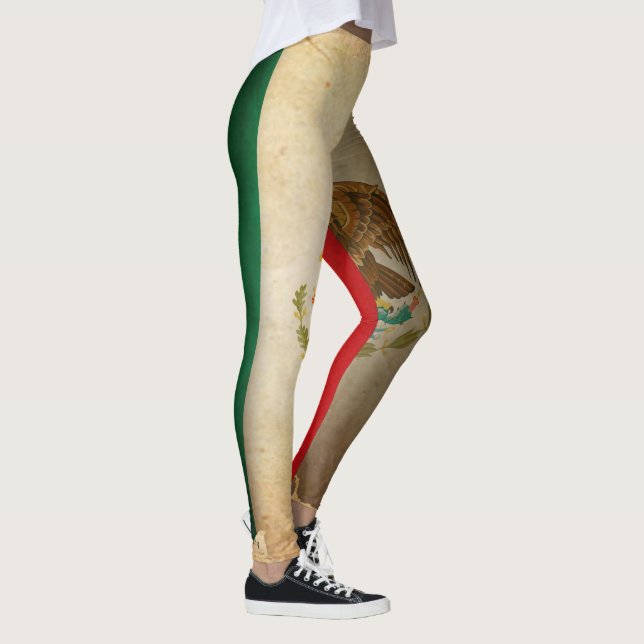 Legging Bandeira Grunge do México (Direita)