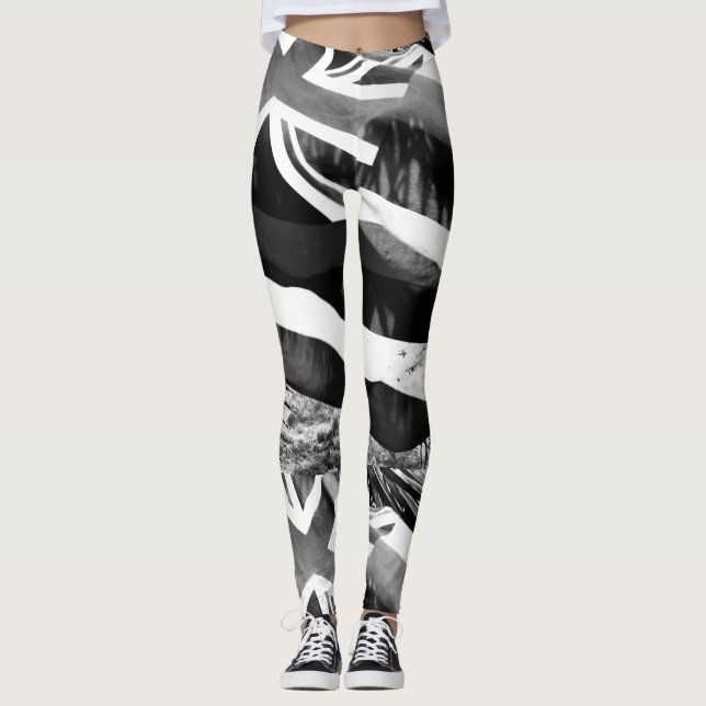 Legging Bandeira Havaiana em Monotone (Frente)
