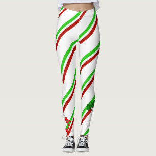Legging Bandeira italiana das listras