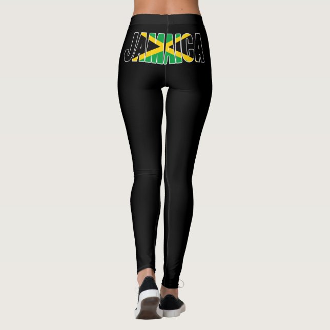 Legging Bandeira jamaicana (Verso)