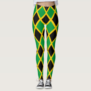 Legging Bandeira jamaicana telhada