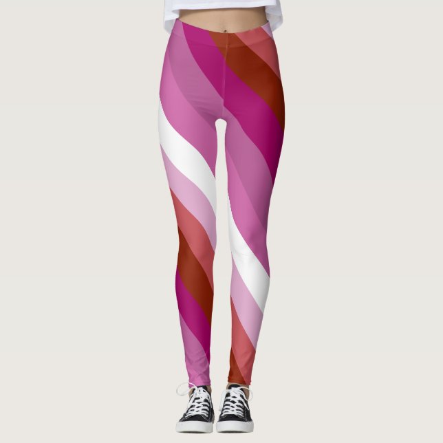 Legging Bandeira lésbica (Frente)