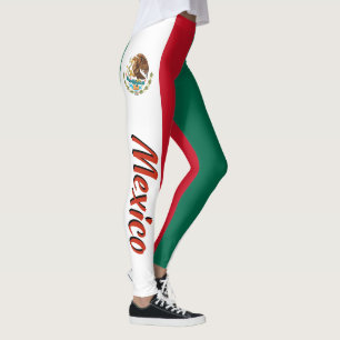 Legging Bandeira mexicana impressionante de México