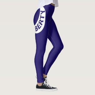 Legging Bandeira Moultrie (Liberdade) (História Americana)