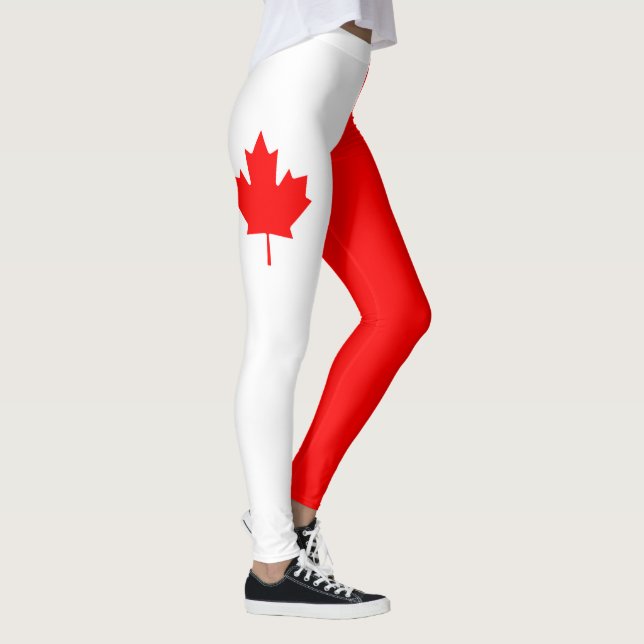 Legging bandeira nacional canadense (Direita)