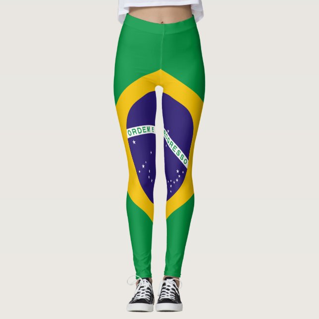 Legging Bandeira Nacional do Brasil (Frente)