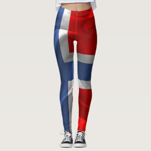 Legging Bandeira norueguesa