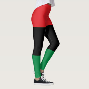 Legging Bandeira Pan Africano