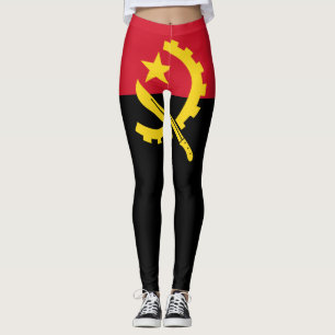 Legging Bandeira Patriótica Angolana