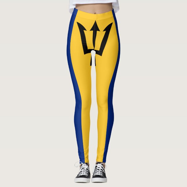 Legging Bandeira Patriótica Barbados (Frente)