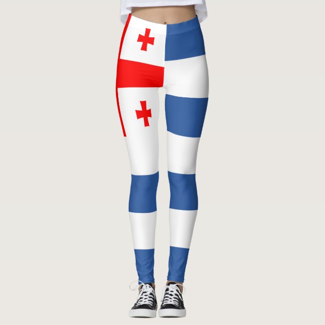 Legging Bandeira Patriótica de Adjara (Frente)
