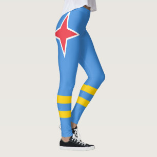 Legging Bandeira Patriótica de Aruba