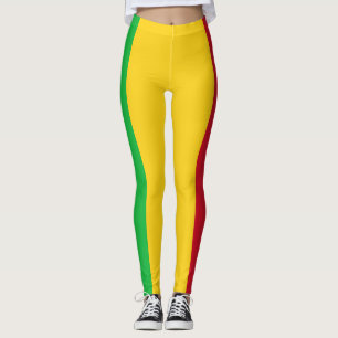 Legging Bandeira Patriótica do Mali