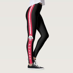 Legging Bandeira Polonesa Águia e Polônia patriotas de m