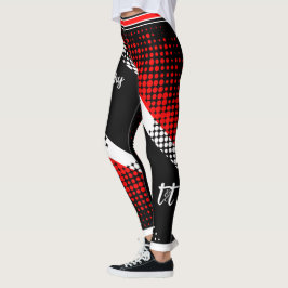 Legging Bandeira Pontilhada de Trinidad e Tobago
