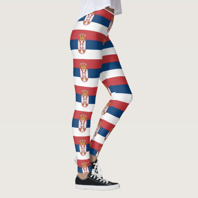 Legging Bandeira sérvia (Direita)