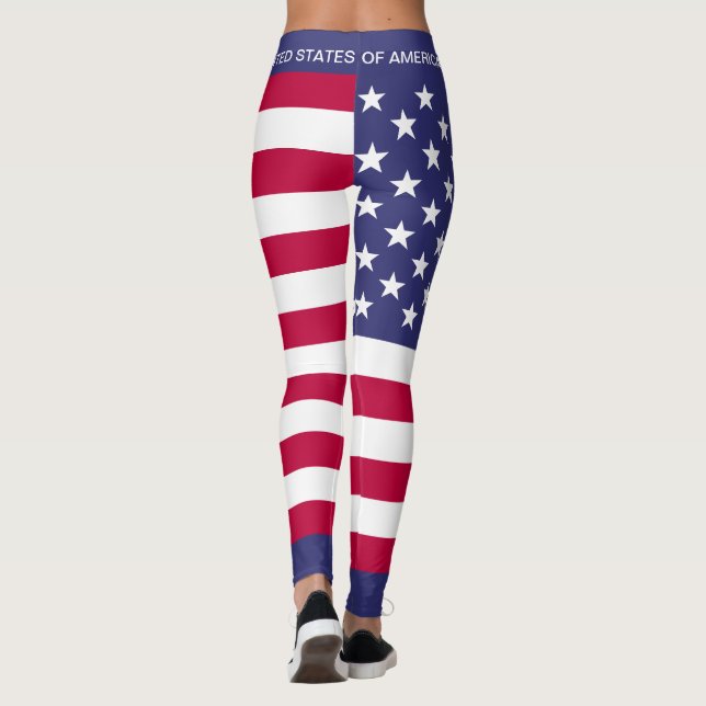 Legging Bandeira star spangled dos EUA