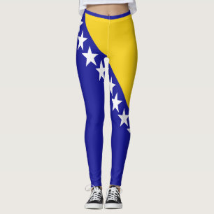 Legging Bandeiras da Bósnia e Herzegovina