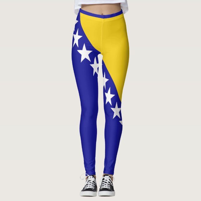 Legging Bandeiras da Bósnia e Herzegovina (Frente)