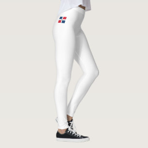 Legging Bandeiras da República Dominicana