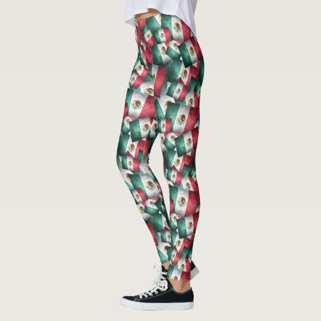 Legging Bandeiras mexicanas desapontadas (Esquerda)