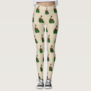 Legging Bandeja grega do deus do Satyr