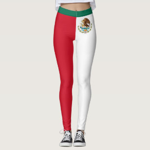 Legging Bandera de México - Bandeira do México - Bandeir