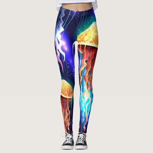 Legging Banner Horizontal de Água-Vidro Brilhante (Frente)