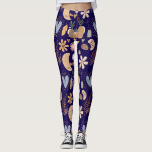 Legging BAPAA1 - Padrão Estético BOHO A12.Roxo BG