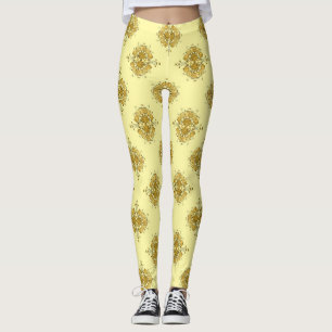 Legging Barroco de ouro de Verão