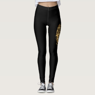 Legging Baseball Mãe Leopard Softball Dia de as mães 20