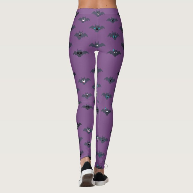 Legging Bastões de vampiro femininos bonitos ALGUM (Verso)
