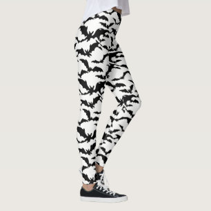 Legging Bastões do Caneleira-Dia das Bruxas das mulheres