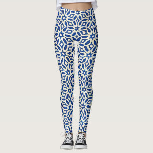 Legging Batik Blue Art nativo