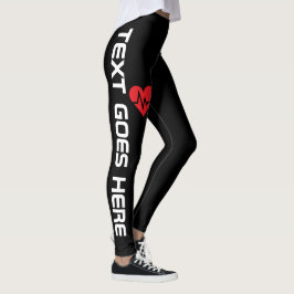 Legging Batimento Cardíaco Personalizado
