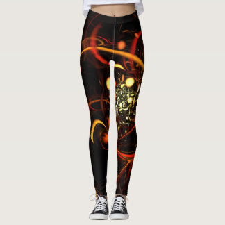 Legging Batimentos de coração Abstrato